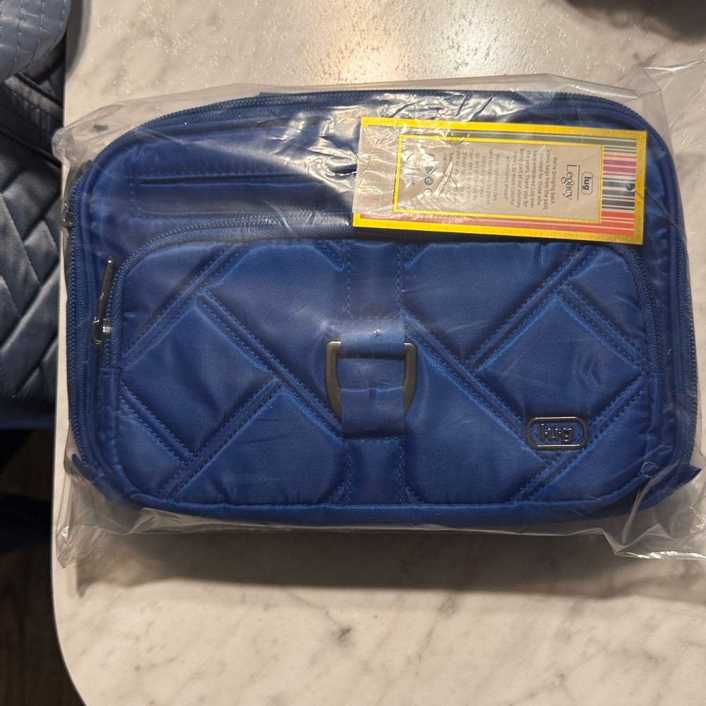 Lug Legacy Collection Carousel Crossbody Bag Azure Blue NWT - Picture 10 of 10